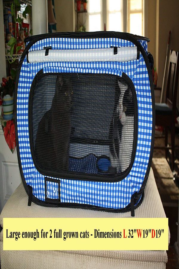 Best-cat-carrier-for-long-distance-car-travel-Portable-Cat-Cage