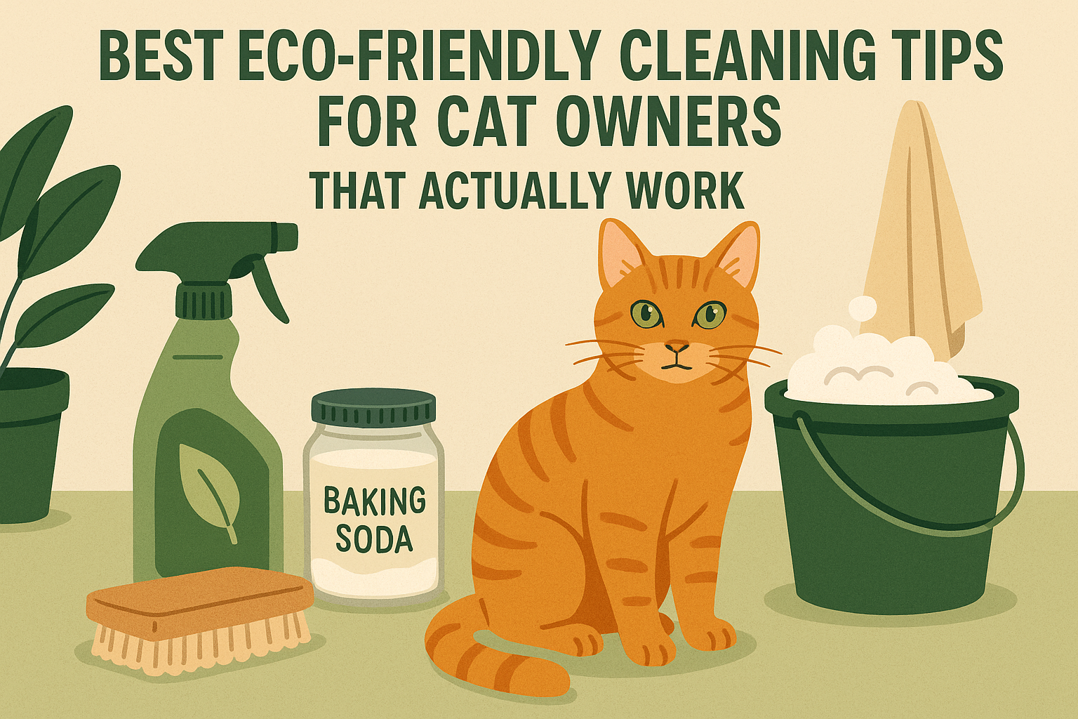 Best Eco-Friendly Cleaning Tips for Cat Owners